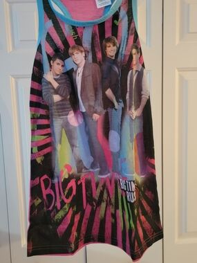Big Time Rush Graphic Nigjtgown- Neon Photo Print